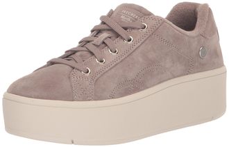 Skechers Womens Martha Stewart Plateau-Chic Lady Sneaker, Dark Taupe, 7 UK