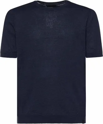 Fay Linen And Cotton T-Shirt