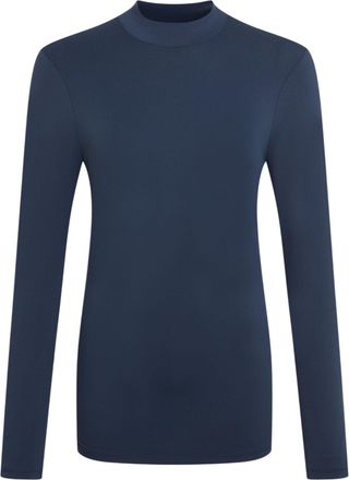 Craghoppers Dames/Dames Nosilife Mock Neck Golf T-shirt met lange mouwen (Blauwe Marine)