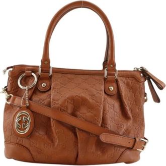 Gucci Pre-owned Handbags, female, Brown, Size: ONE SIZE Pre-owned Sukey Tote bag