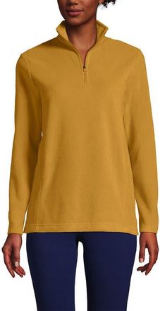 Lands End Anyweather Fleece Quarter Zip Pullover in Dijon Gold at Nordstrom, Size X-Large