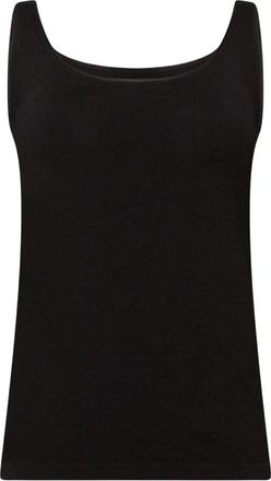 Wolford Mouwloze Jamaica Gebreide Top - Dames - Tops zonder mouwen - Zwart - L - Katoen - Tops
