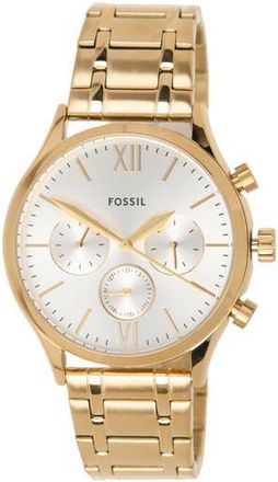 Fossil Fenmore Multifuction Bracelet Watch, 44mm in Gold at Nordstrom Rack