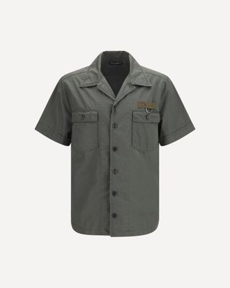 Dolce & Gabbana Short-sleeve Shirt with chest pocket Male 40