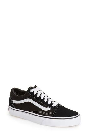Vans Old Skool Sneaker in Black Canvas at Nordstrom, Size 8.5 Womens