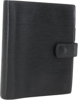 Louis Vuitton Pre-owned Accessories, female, Black, Size: ONE SIZE Pre-owned Leather Home-Office