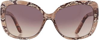 Guess Brown Gradient Butterfly Ladies Sunglasses GF0383 45F 57