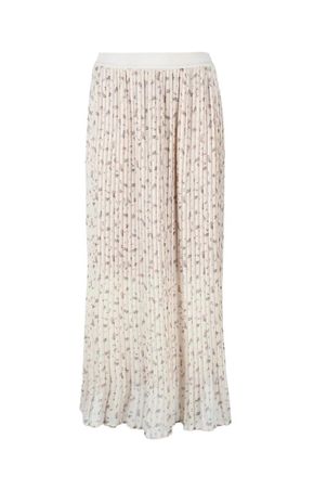 Semicouture White Viscose Skirt