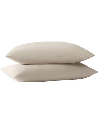 Truly Soft Green Solid Pillowcase Pair