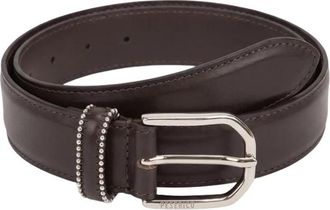 PESERICO S32612C0 Cc 938 Leren Riem - Dames - Riemen - Bruin - 95 CM - Leer - Accessoires