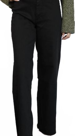 OAT New Yor High Rise Wide Leg Pants In Black