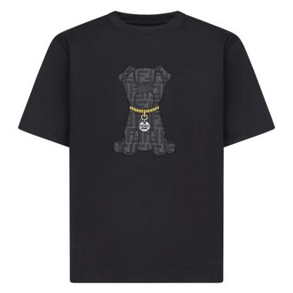 Fendi Hombre, Camisetas, Negro, Talla: 2XL
