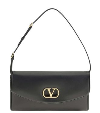 Valentino Garavani Black DeVain Small Shoulder Bag