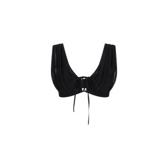 Giuseppe Di Morabito Sleeveless Tops, female, Black, Size: M Bra