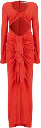 CHRISTOPHER ESBER Vivenda Dress - Dames - Avondkleed - Oranje - XS - Kleedjes