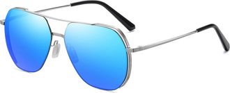 Generic Man Polarized Metal Sunglasses Driver Driving Outdoor Sports Sunglasses (Color : D, Size : Medium) 2026