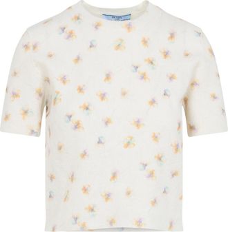 Prada Womens Sweater - Ivory Wool - Size EU 34 (Womens)