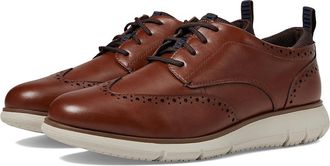 Nunn Bush Stance Wing Tip Oxford Mens Lace-up Boots Cognac : 11.5 M (D), Leather