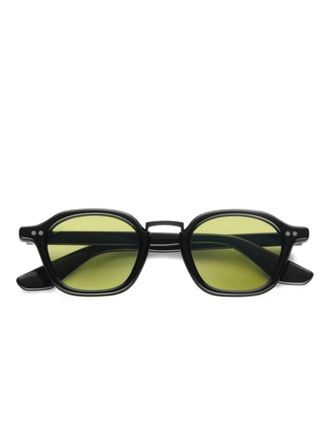 Akila geometric iris sunglasses - Zwart