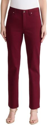Jones New York Lexington Straight Leg Jeans in Classic Wine at Nordstrom, Size 12