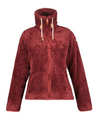 Icepeak Fleecejacke ICEPEAK ICEPEAK COLONY, Damen, Gr. M, rot (wine), Obermaterial: 100% Polyester, normal, Jacken Fleecejacke, sportlicher Stil, f&uuml;r vielseit