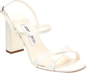 Jimmy Choo London Elsy Block Heel 85 Leather Sandal