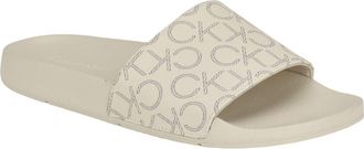 Calvin Klein Athens Slide Sandal in Almond at Nordstrom Rack, Size 10