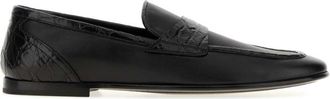 Dolce & Gabbana Black Leather Loafers