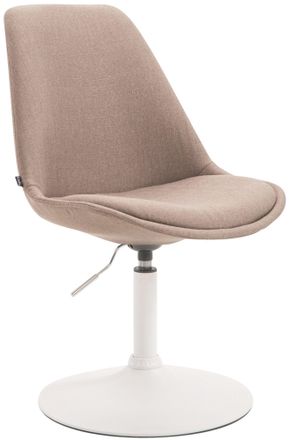 Clp Silla De Comedor Maverick En Tela Gris Topo Blanco