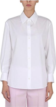 Alexander McQueen Mujer, Blusas y Camisas, Blanco, Talla: L