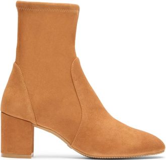 Stuart Weitzman Yuliana 60 - Dames - Laarzen met Hak - Geel - 40 1/2 EU - Su&egrave;de - Schoenen