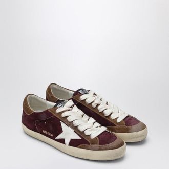 Golden Goose Super Star Sneaker in Bordeaux/Wei&szlig;/Braun