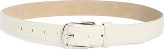 Steve Madden Faux Leather Belt in Bone at Nordstrom Rack, Size X-Large