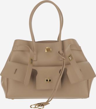 Balenciaga Beige Bel Air Small Satchel