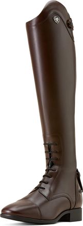 Ariat Womens Palisade Field Tall Riding Boots in Mahogany, B Medium Width, X-Short Height, Regular Calf, Size 6.5, by Ariat