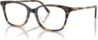 Oliver Peoples 49mm Rectangle optical glasses in Black at Nordstrom