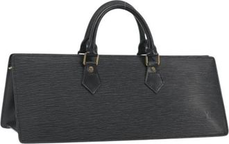 Louis Vuitton Tweedehands leren Louis Vuitton tassen - Dames - Vintage Handtas - Zwart - ONE Size - Vintage