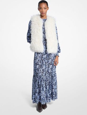 Michael Kors Faux Shearling Vest