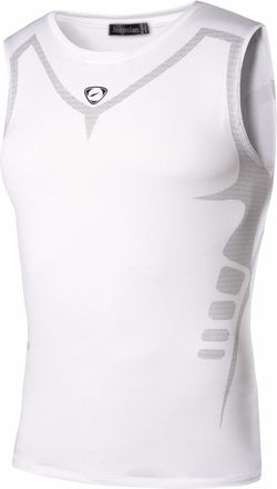 Jeansian Mens Sport Compression Sleeveless T-Shirt Tank Top Vest LSL207 White XL