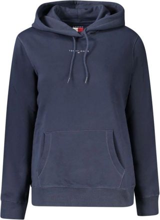 Tommy Hilfiger Blauwe Katoenen Dames Trui - Dames - Hoodies - Blauw - XS - Katoen - Hoodies & sweatvesten