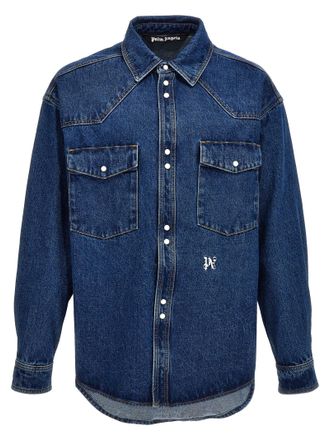 Palm Angels Mens Lw Monogram Jacket