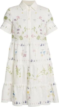 Erdem Abito in lino - Bianco