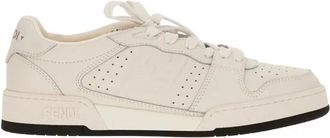 Fendi Match Sneakers - Dames - Sneakers - Beige - 37 EU - Leer - Schoenen