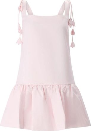 Self Portrait Floral Lace Mini Dress - Dames - Korte kleedjes - Roze - XS - Polyester - Kleedjes
