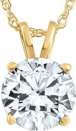 Pompeii3 Certified 2.60Ct Diamond Solitaire Pendant 14k Gold Necklace 18 Lab Grown