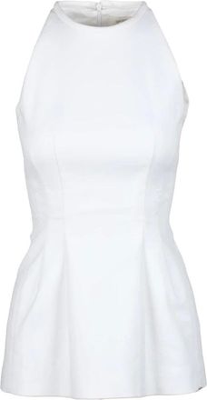 Sportmax Dames, Tops, Wit, Maat: XS Katoen