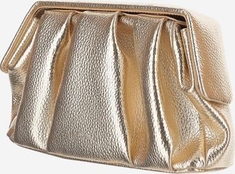 Themoir&egrave; Womens Handbag Gold Vegan Fabric Leather Handbags Hand Bags