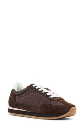 Blondo Ersula Low Profile Waterproof Sneaker in Java Nylon at Nordstrom, Size 5.5