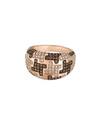 Le Vian Chocolate Diamonds 14K Rose Gold 1.33 Ct. Tw. Diamond Band Ring