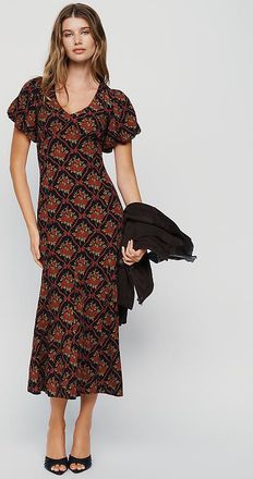 Saltwater Luxe V Neck Midi Dress